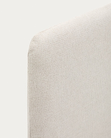 Изголовье Valma из жемчужного шенилла со съемным чехлом для кровати 90 x 200 см