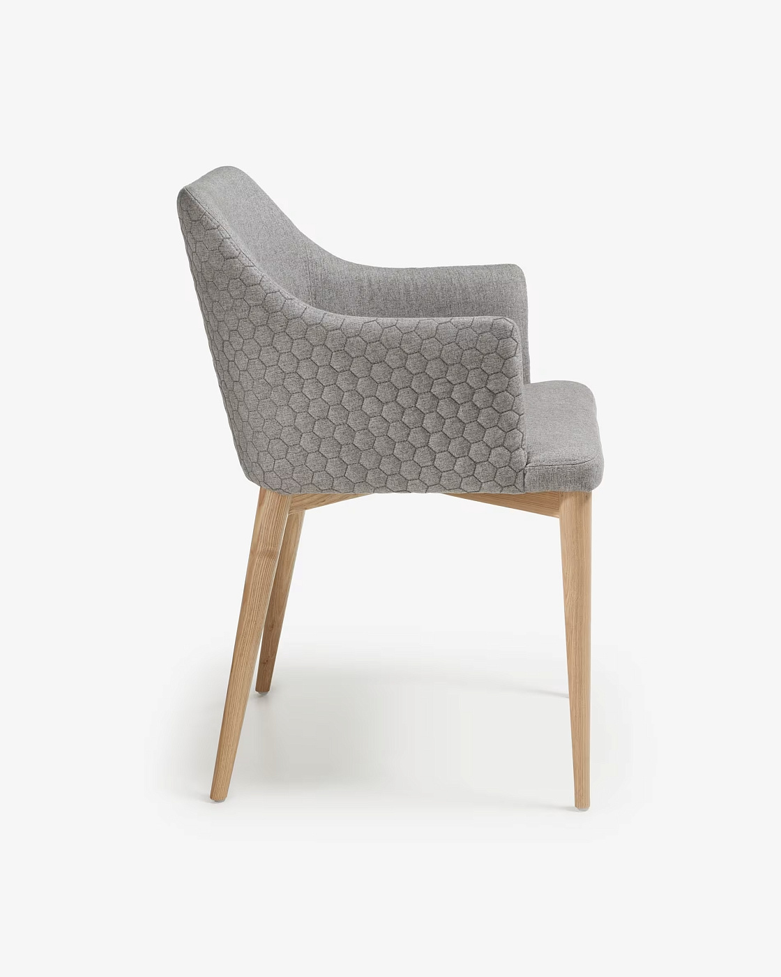 Стул Danai серый тканевый