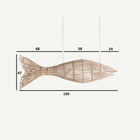 Подвесной светильник FISH 35388
