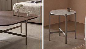 Duo Журнальный столик 100x100x40 cm