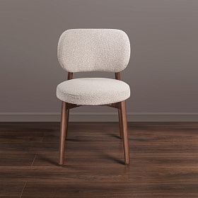 Стул Clemente ткань кат.5 Loop 07, итальянский орех