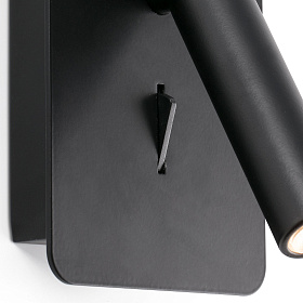 SUAU USB C Черный настенный светильник для чтения USB C LED 3W