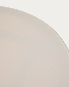 Уличный стол Erice из алюминия и закаленного стекла цвета экрю, 230 x 100 см