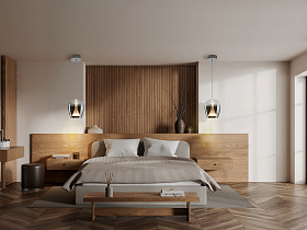 Suspiro Подвесной светильник хром/дымчатый D18