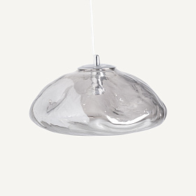 Подвесной светильник NATALY из серого стекла