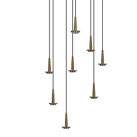 Люстра подвесная БЕЗ плафонов (8) ANDROMEDA 8933