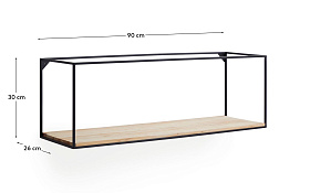 Полка Edwina черная