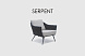 Кресло Serpent ANTHRACITE-CARBON