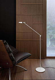 Торшер Tema матовый никель