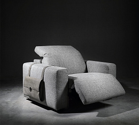 Модуль с левым подлокотником Cosmopol Relax с электро реклайнером E4528/07