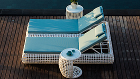 Столик для лежака Dynasty WHITE MUSHROOM