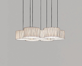Люстра Curvas chandelier medium 7  Цвет Белый