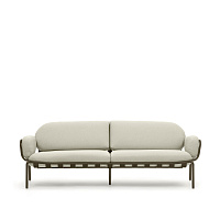 Joncols 3-местный алюминиевый диван зеленого цвета 225 см