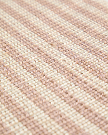 Подушка для стула Dirome в бежевую полоску, 100% ПЭТ, 40 x 40 см