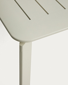 Раздвижной уличный стол Brela из алюминия цвета экрю 205(287) x 100 см