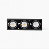 Встраиваемый светильник Mini Colin-3 черный LED 54-75W 4000K 56°