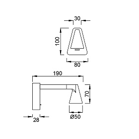 9412 Настенный светильник AFRICA