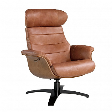 Поворотное кресло A928-M2831 /5083 с кожаной обивкой