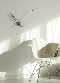 Настенные часы Cris N орех, белая стрелка