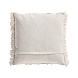 Подушка декоративная Clancy 50x50 кремово-белая