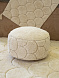 Подушка-пуф Lillaland Узор чешуя натуральная 50*35