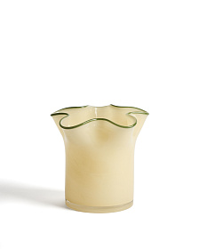 Ваза Endasi из желтого стекла 19,5см