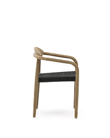 Кресло Glynis натуральный, черный