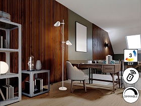 Esino Торшер 2L белый