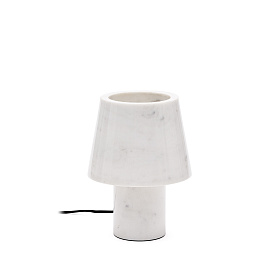 Настольная лампа Alaro из белого мрамора