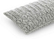 Подушка декоративная Chaddar серая 60x35