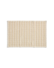 Хлопковый коврик для ванной Merade с желтыми полосками, 50 x 80 см