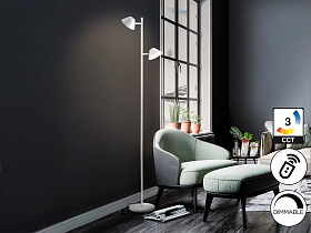 Taros Торшер 2L белый