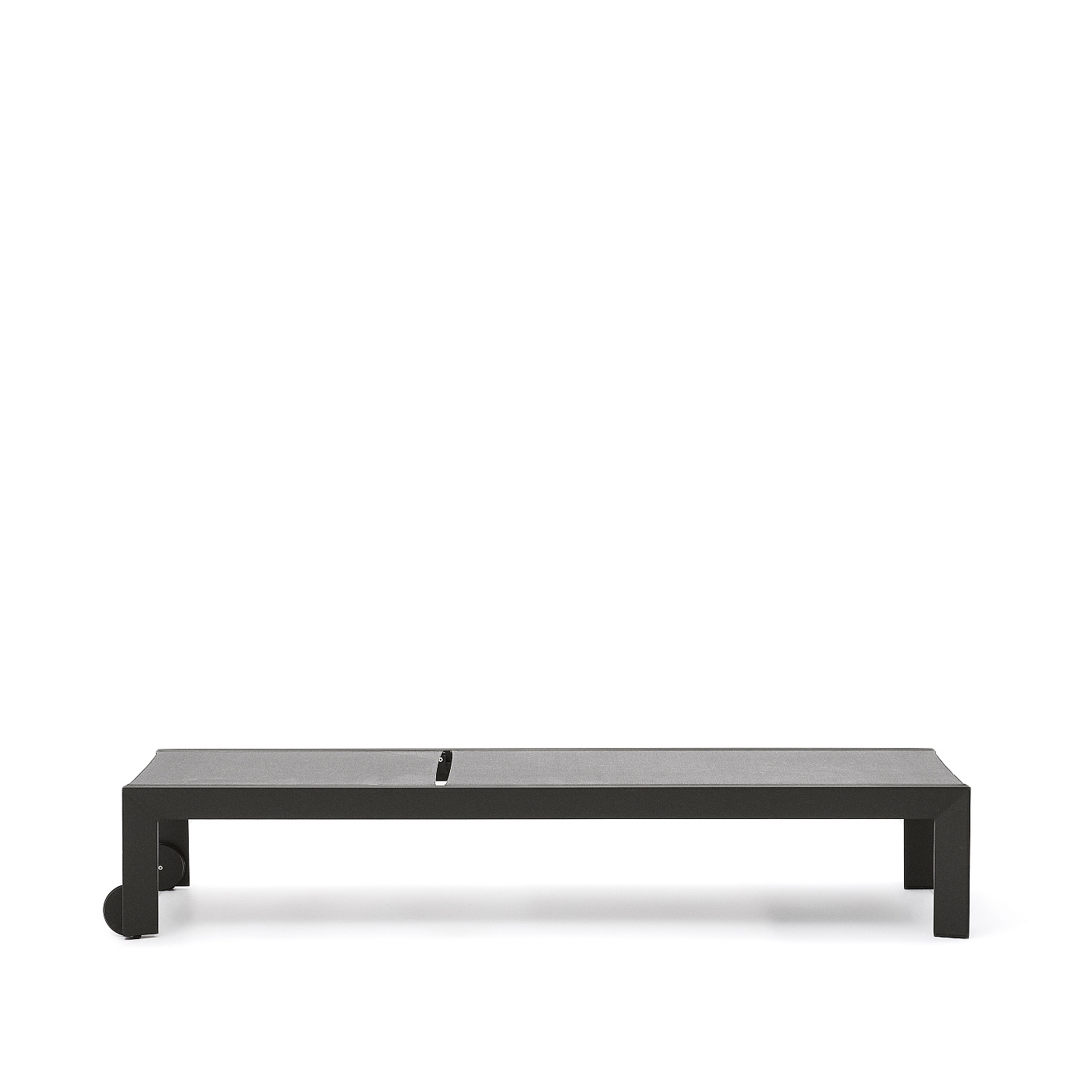 Canutells Алюминиевый шезлонг с черной отделкой