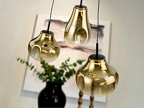 Aledis Люстра 3L черно-золотой