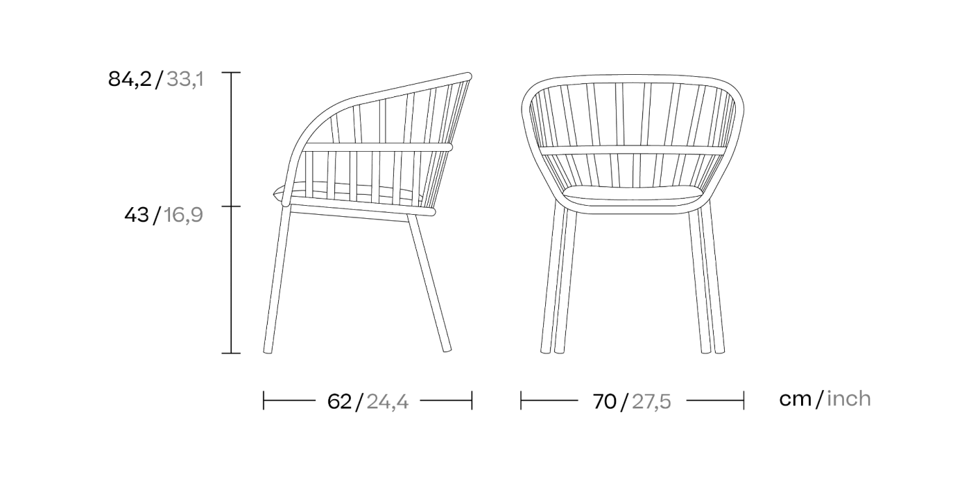 Обеденный стул Cala KS2700400