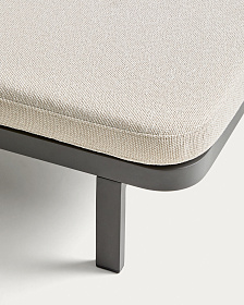 Шезлонг Kionia из алюминия цвета графит