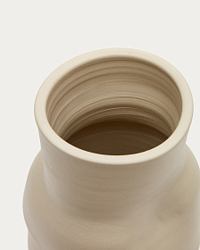Macaire Керамическая ваза бежевого цвета Ø 34 см