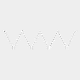 Подвес Attic 4 bodies Rectangular Shape 1200mm 00-8386-05-14