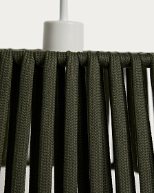 Абажур для подвесного светильника Aldet зеленый, Ø46 см