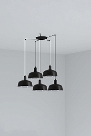 Подвесной светильник Tatawin M 5L черный