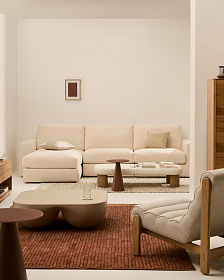 Alea 4-местный модульный диван с левым шезлонгом и съемным чехлом 310 см