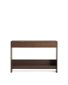 Буфет Norlen с 2 ящиками и полкой из орехового шпона 120 x 81 см