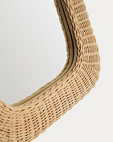 Зеркало из ротанга Zilna 38 x 59 см