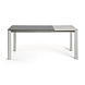 Стол Atta 120 (180) x80 серый керамический Vulcano Roca