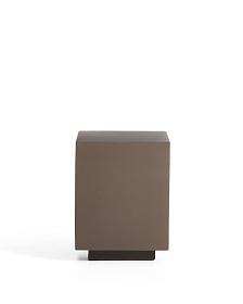 Уличный столик Rustella из коричневого бетона, 35 x 35 см