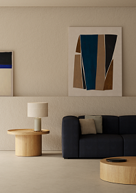 Настольная лампа Dab золотой металл с абажуром 801011/35