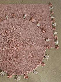 Хлопковый ковер Lillaland COLORFUL PINK 120*180