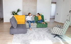 Диван угловой Urban с реклайнером 2AR + C + A