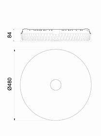 9182 Потолочный светильник FROZEN