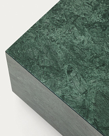 Журнальный столик Sorein из зеленого мрамора 100 x 50 см